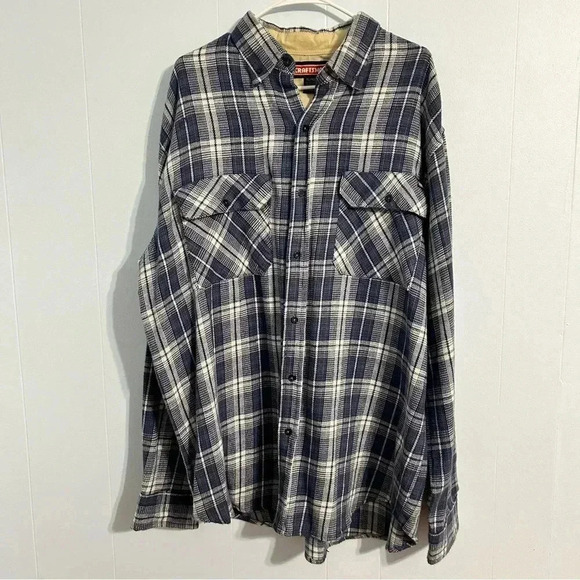 Men’s extra large craftsman long sleeve heavyweight flannel shirt button up. EPC - Picture 3 of 9